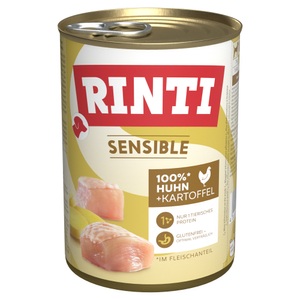 RINTI, RINTI Sensible 6 x 400 g - Huhn & Kartoffeln, Rinti Sensible Huhn und Kartoffeln für Hunde (400g)