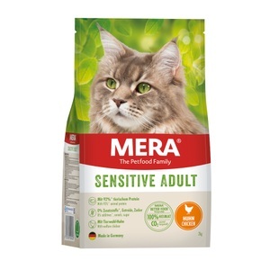 Mera Cats, MERA Cats Sensitive Adult Huhn - Sparpaket: 2 x 2 kg, MERA Cats Sensitive Adult Huhn - 2 kg