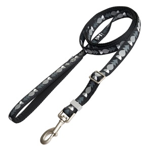 Hurtta Bare, Hurtta Bare Verstellbare Führleine, coal - 120-180 cm lang, 20 mm breit