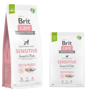 Brit Care, Brit Care Dog Sustainable Sensitive Fisch & Insekten - Sparpaket: 2 x 12 kg, 