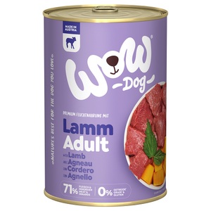 Sparpaket WOW Adult 12 x 400 g - Lamm