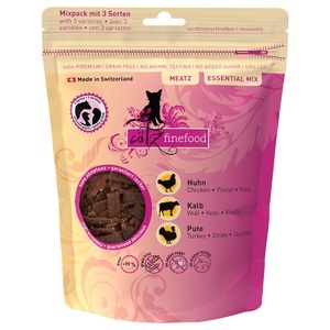 catz finefood, catz finefood Meatz Mixpack - Sparpaket: Essential Mix (3 x 45 g), catz finefood Meatz Mixpack - Essential Mix (45 g)
