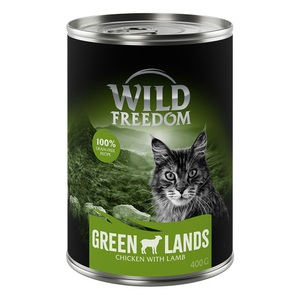 Wild Freedom, Wild Freedom Adult 6 x 400 g - Green Lands - Lamm & Huhn, 