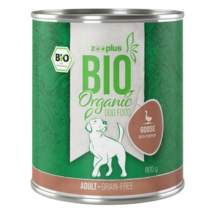 zooplus Bio, Zooplus Bio Gans mit Kürbis 6 x 800 g, 