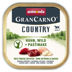 Animonda GranCarno, Sparpaket Animonda GranCarno Adult Country 44 x 150 g - Huhn, Wild & Pastinake, Animonda GranCarno Adult Country 22 x 150 g - Huhn, Wild & Pastinake