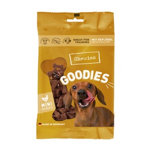 Chewies, Chewies Mini Knöchelchen Kausnacks (semi-moist) - Geflügel 125 g, Chewies Goodies Mini - Geflügel 125 g