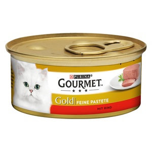 Gourmet, Gourmet Gold Feine Pastete 12 x 85 g - Rind, Gourmet Gold Feine Pastete 12 x 85 g - Rind