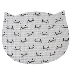 Zooplus Basics, zooplus Basics Napfunterlage in Katzenform - L 48,2 x B 38 x H 0,5 cm, zooplus Basics Napfunterlage in Katzenform - L 48,2 x B 38 x H 0,5 cm
