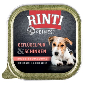 RINTI, RINTI Feinest 11 x 150 g - Geflügel & Schinken, Rinti Feinest mit Geflügel und Schinken (150g)