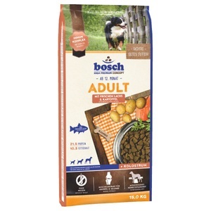 Bosch High Premium concept, Sparpaket: bosch 2 x Großgebinde - Adult Lachs & Kartoffel (2 x 15 kg), bosch Adult Lachs & Kartoffel - 15 kg
