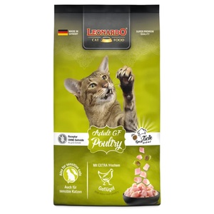 LEONARDO, Sparpaket Leonardo 2 x Grossgebinde - Adult Geflügel Grainfree (2 x 7,5 kg), Leonardo Cat Food Trockenfutter Adult Geflügel, 7.5 kg
