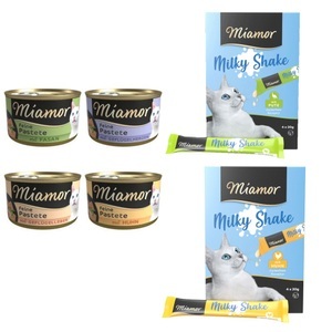 Miamor, Sparpaket Miamor Pastete 24 x 85 g - Multibox Geflügel (4 Sorten), Sparpaket Miamor Pastete 12 x 85 g - Mixpaket Geflügel (4 Sorten)