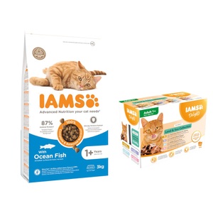 IAMS, IAMS for Vitality Ausgewachsene Katzen mit Seefisch - 3 kg, IAMS Advanced Nutrition Adult Cat mit Seefisch - 3 kg