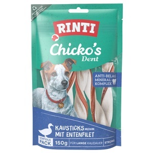 RINTI, RINTI Chicko Dent Strong - M: 150 g, Rinti Chicko Dent Ente für Hunde (150g)