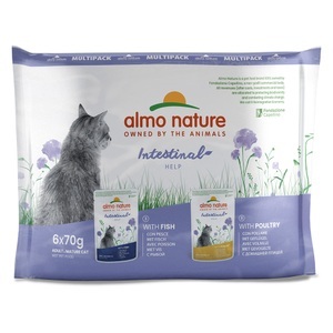 Almo Nature Functional, Almo Nature Sensitive Pouch Mixpack - 24 x 70 g, Almo Nature Holistic Functional Cats Multi Pack Digestive Help (6x70g)