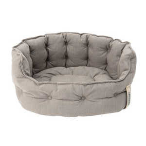 zooplus Exclusive, Hundebett Cozy ecoLIFE Grau - L 64 x B 60 x H 30 cm