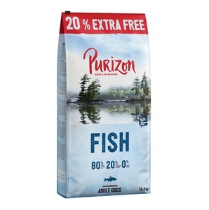 Purizon, 12 kg + 20% gratis! Purizon Adult - getreidefrei 14,4 kg - Fisch, 12 kg + 20% gratis! Purizon Adult - getreidefrei 14,4 kg - Fisch