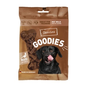 Chewies, 8 x 200 g Chewies Knöchelchen Kausnacks + Snackbeutel gratis! - Wildknöchelchen, Chewies Goodies 200 g - Wild 200 g