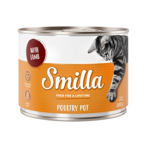 Smilla, Smilla Geflügeltöpfchen 6 x 200 g - zartes Geflügel mit Lamm, Smilla Geflügeltöpfchen 6 x 200 g - zartes Geflügel mit Lamm