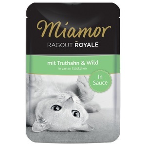 Miamor, Miamor Ragout Royale in Soße 22 x 100 g - Truthahn & Wild, Sparpaket Miamor Ragout Royale in Sosse 22 x 100 g - Truthahn & Wild