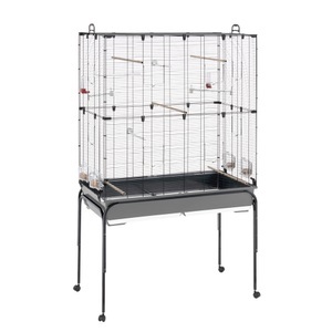 ferplast, Ferplast Vogelvoliere Planeta - L 97,8 x B 58 x H 173,5 cm, Ferplast Vogelvoliere Planeta schwarz