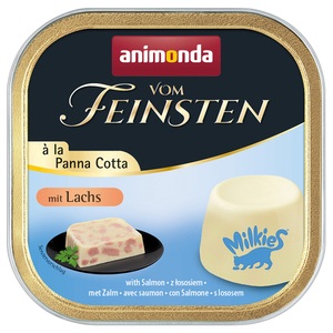Animonda Vom Feinsten, Sparpaket Animonda Vom Feinsten Adult à la Panna Cotta 64 x 100 g - mit Lachs, Animonda Vom Feinsten Adult à la Panna Cotta 32 x 100 g - mit Lachs
