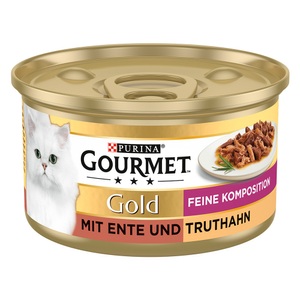 Gourmet, Gourmet Gold Feine Komposition 12 x 85 g - Ente & Truthahn, Gourmet Gold Feine Komposition 12 x 85 g - Ente & Truthahn