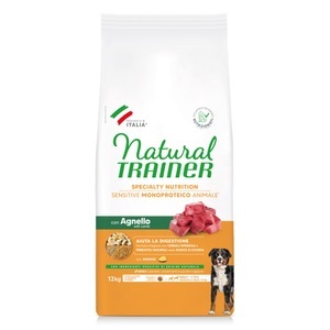 Trainer Natural Sensitive, Natural Trainer Sensitive No Gluten Adult Medium/Maxi mit Lamm - 2 x 12 kg, Natural Trainer Sensitive Adult Medium & Maxi mit Lamm - 12 kg