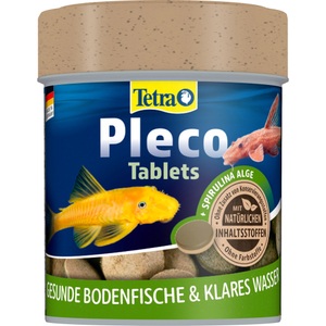 Tetra, Tetra PlecoMin 120 Tabletten, Tetra Pleco Tablets, Hauptfutter für alle pflanzenfressenden Bodenfische (120 Stk)