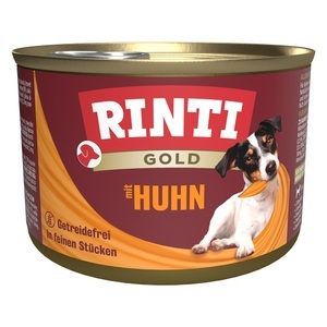 RINTI, Sparpaket RINTI Gold 24 x 185 g - Huhnstückchen, Rinti Gold Huhnstückchen