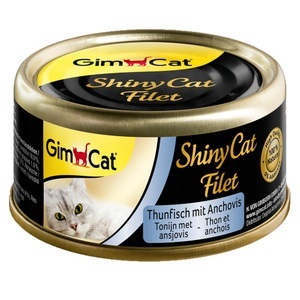 GimCat, GimCat ShinyCat Filet Dose 6 x 70 g - Thunfisch & Anchovis, GimCat ShinyCat Filet Dose 6 x 70 g - Thunfisch & Anchovis