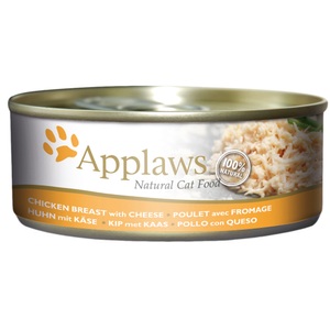 Applaws, Applaws Katzenfutter Sparpaket 12 x 156 g - Hühnchenbrust & Käse, 5 + 1 gratis! Applaws in Brühe 6 x 156 g - Hühnchenbrust & Käse