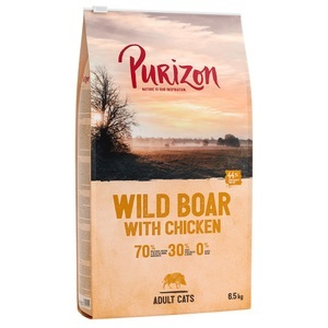 Purizon Cat, 6,5 kg Purizon Katzenfutter + gratis Katzenspielzeug! - Adult Wildschwein & Huhn, Purizon Adult Wildschwein mit Huhn - getreidefrei - 6,5 kg