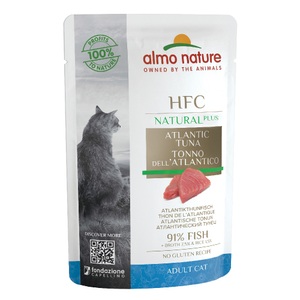 Almo Nature Alternative, Almo Nature HFC Alternative 6 x 55 g - Atlantik Thunfisch, Almo Nature HFC Alternative NaturalPLUS Atlantikthunfisch, Nassfutter für Katzen (55g)