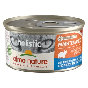 Almo Nature Holistic, 20 + 4 gratis! 24 x 85 g Almo Nature Holistic - Maintenance: Fettfisch, 
