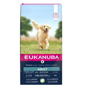 Eukanuba, Eukanuba Adult Large Breed Lamm & Reis - 12 kg, Eukanuba Adult Large Breed Lamm & Reis - 12 kg