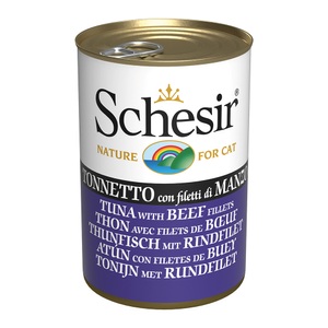 Schesir, Schesir 6 x 140 g - Thunfisch mit Rinderfilet in Gelee, Schesir in Gelee 6 x 140 g - Thunfisch mit Rinderfilet