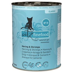 catz finefood, catz finefood 6 x 400 g - Hering & Krabben, catz finefood 6 x 400 g - Hering & Shrimps