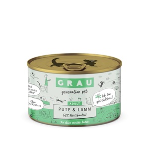 Grau, GRAU Adult Getreidefrei 6 x 200 g - Pute & Lamm, GRAU Adult Getreidefrei 6 x 200 g - Pute & Lamm