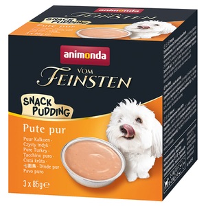 Animonda Vom Feinsten, 5 + 1 gratis! Animonda Vom Feinsten Adult Snack-Pudding 6 x 85 g - Pute pur, 