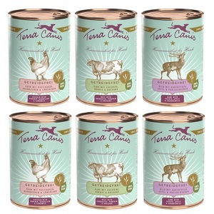 Terra Canis, Terra Canis Getreidefrei 6 x 400 g - Mixpaket: (3 Sorten), Terra Canis Getreidefrei 6 x 400 g - Mixpaket: (3 Sorten)