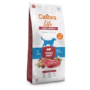 Calibra, Calibra Life Adult Medium Breed mit frischem Rind - Sparpaket: 2 x 12 kg, Calibra Life Adult Medium Breed mit frischem Rind - 12 kg