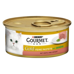 Gourmet, Gourmet Gold Feine Pastete 12 x 85 g - Ente & Spinat, Gourmet Gold Feine Pastete 12 x 85 g - Ente & Spinat