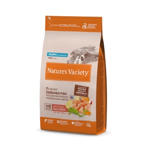 Nature’s Variety, Nature's Variety No Grain Mini Puppy Lachs - 3 kg, Nature's Variety No Grain Mini Puppy Lachs - 3 kg