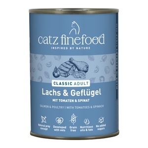 catz finefood, catz finefood 6 x 400 g - Lachs & Geflügel, catz finefood 6 x 400 g - Lachs & Geflügel