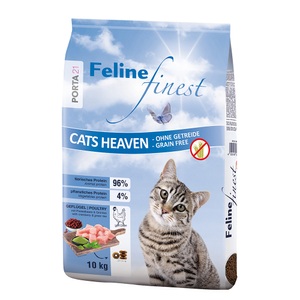 Porta 21, Sparpaket: 2 x 10 bzw. 2 kg Porta 21 Katzentrockenfutter - Feline Cats Heaven (2 x 10 kg), Porta 21 Feline Finest Cats Heaven - 10 kg