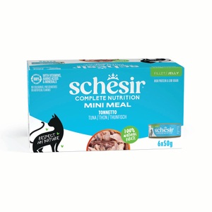 Schesir, Sparpaket Schesir Small in Gelee 24 x 50 g - Thunfisch, Schesir 6x50g