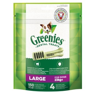 Greenies, Greenies Zahnpflege-Kausnacks 85 g / 170 g / 340 g - Large (170 g / 4 Stück), Greenies Zahnpflege-Kausnacks für Hunde 170 g / 340 g - 170 g (Large)