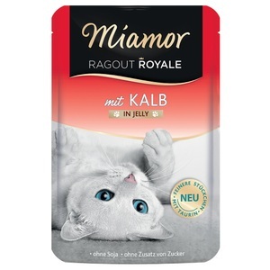 Miamor, Miamor Ragout Royale in Jelly 22 x 100 g - Kalb, Sparpaket Miamor Ragout Royale in Jelly 22 x 100 g - Kalb