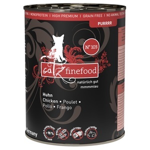 catz finefood, catz finefood Purrrr Dose 6 x 400 g - No. 103 Huhn